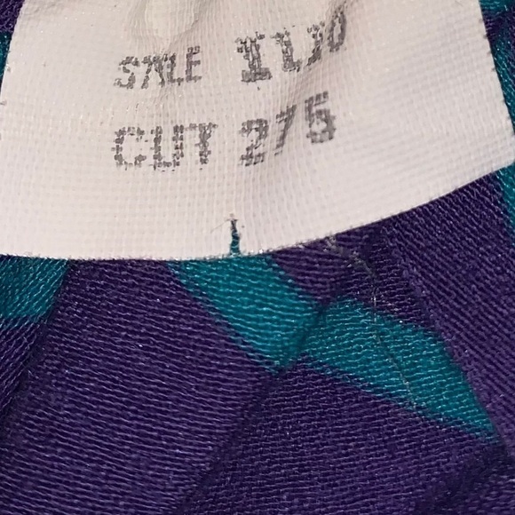 VINTAGE Stevi Brooks Striped Shoulder Tie Bodysuit Size Medium - Picture 8 of 8